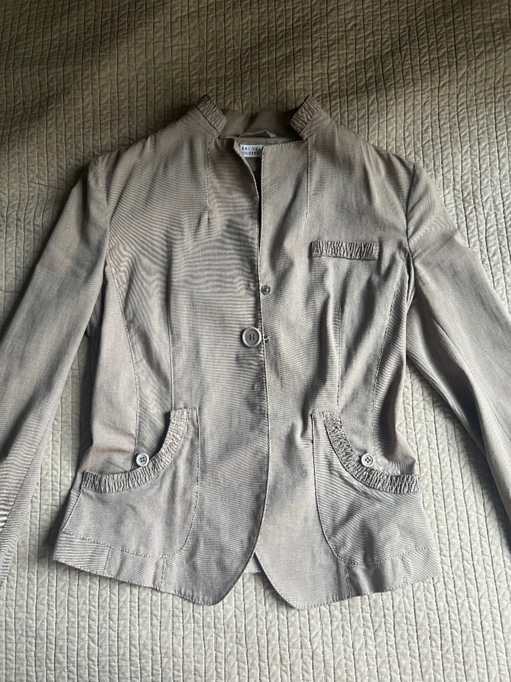 Brunello Cucinelli Made in Italy Fine Cotton Lightweight Jacket – Size S
